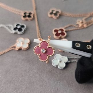 VCA Diamond Necklace - Rose Gold