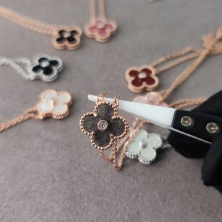VCA Diamond Necklace - Rose Gold