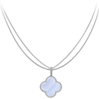 VCA 26mm Necklace - White Gold