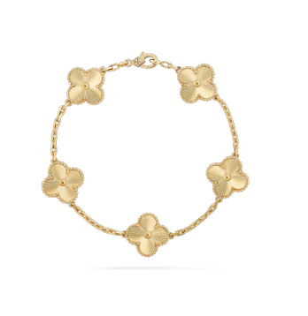 VCA Full Crystal Five Motif Wrist Accessory - Warm Tone / Rose Tone / Light Tone
