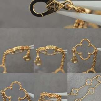 VCA Five Motif Bracelet - Yellow Gold