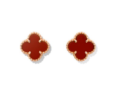 VCA Mini Stud Ear Accessories Carnelian - Warm Tone / Rose Tone