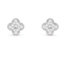 VCA Full Pave Diamond - Yellow Gold / White Gold