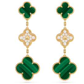 VCA Malachite Diamond - Yellow Gold