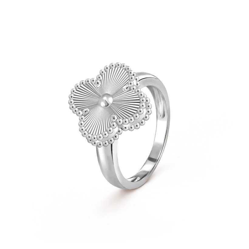 VCA Ring(Plain) - Yellow Gold / White Gold
