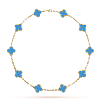 VCA Ten Motif Necklace - Yellow Gold