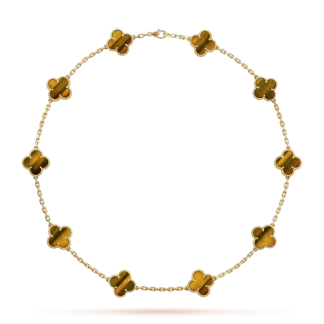 VCA Ten Motif Necklace - Yellow Gold /