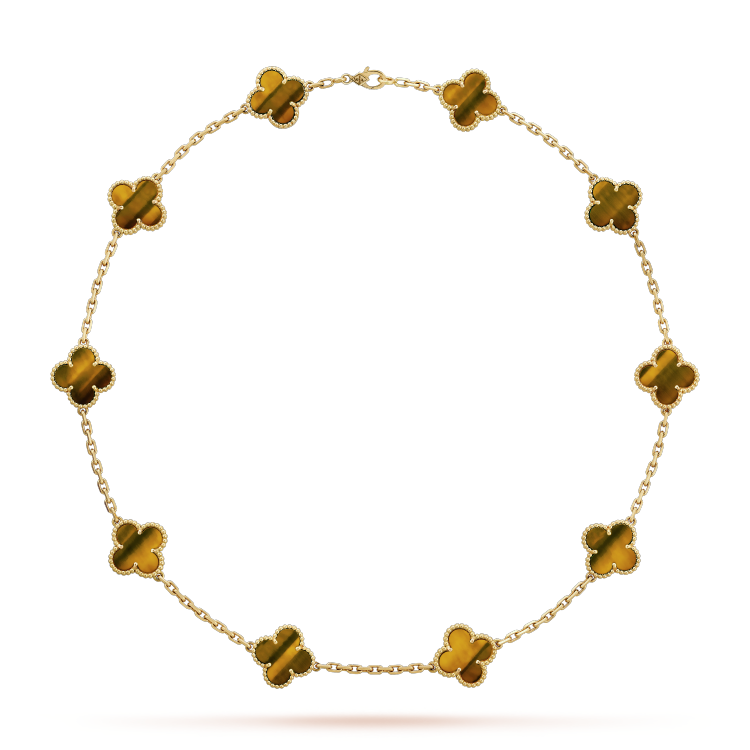 VCA Ten Motif Necklace - Yellow Gold /