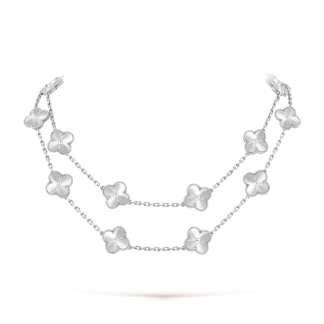 VCA Ten Motif Necklace - Yellow Gold / Rose Gold / White Gold