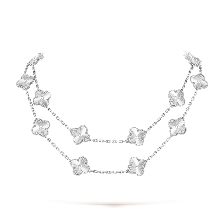 VCA Ten Motif Necklace - Yellow Gold / Rose Gold / White Gold