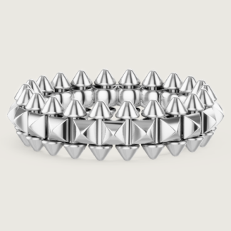 C Ring - White Gold Rose Gold Yellow Gold