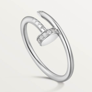 C Diamond Ring - White Gold Rose Gold Yellow Gold