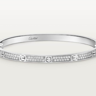 C Narrow Bangle - White Gold Rose Gold Yellow Gold