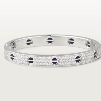 C Love Bangle - White Gold