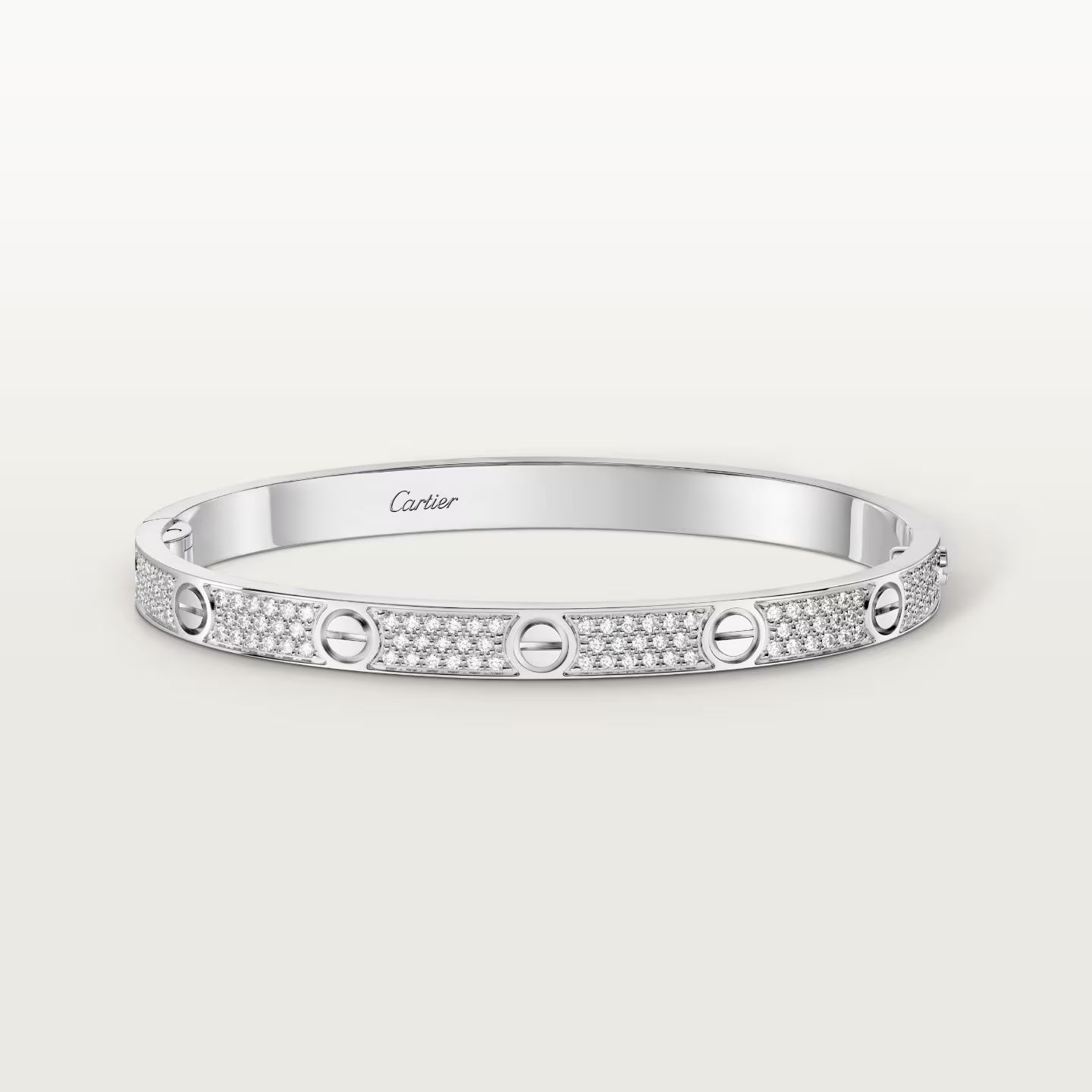 C Bangle - White Gold Rose Gold Yellow Gold