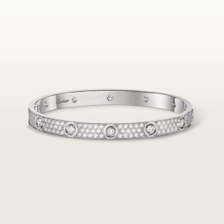 C Diamond Bangle - Rose Gold
