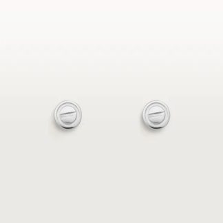 C Love Stud Earrings - White Gold Rose Gold Yellow Gold