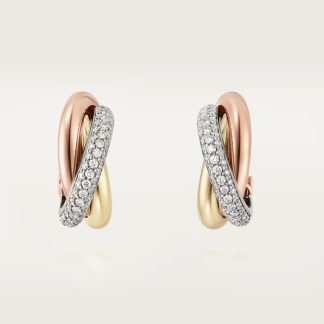 C Trinity Diamond Earrings