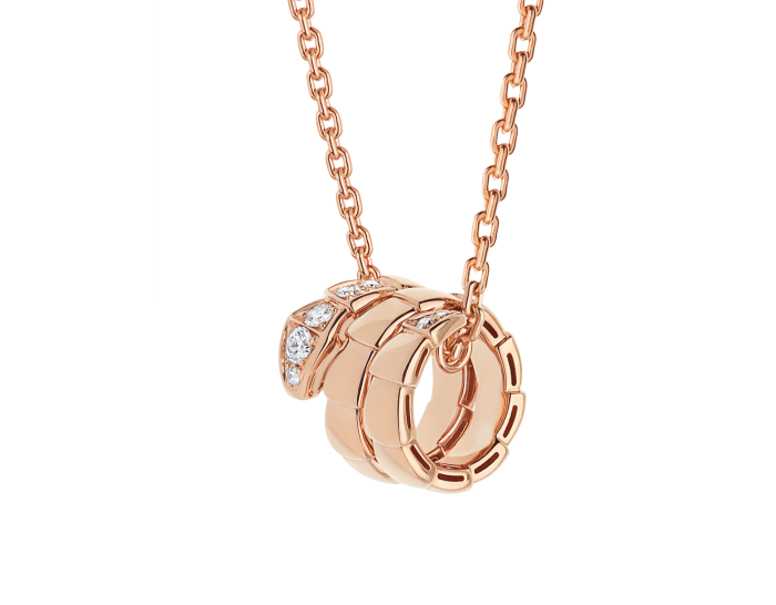 BVL Diamond Necklace - Rose Gold / White Gold