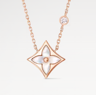 LV LVMother Of Pearl Neck Accessory - Rose Tone