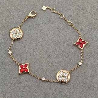 LV LVCarnelian Diamond Bracelet - Rose Gold