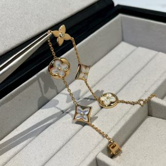LV路易威登 LV白贝母五花手链 - 玫瑰金