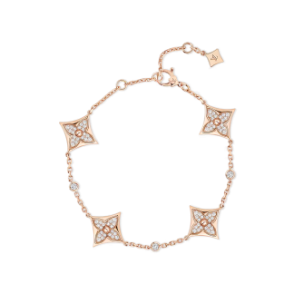 LV LVFull Pave Diamond Bracelet - Rose Gold