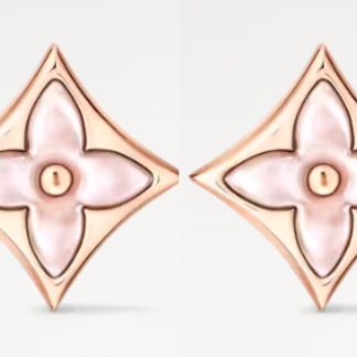LV LVMother Of Pearl Stud Earrings - Rose Gold