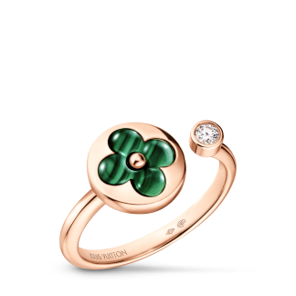 LV Malachite Ring - Rose Gold