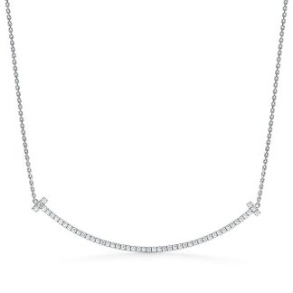 TCO Full Pave Diamond Necklace - White Gold Rose Gold Yellow Gold