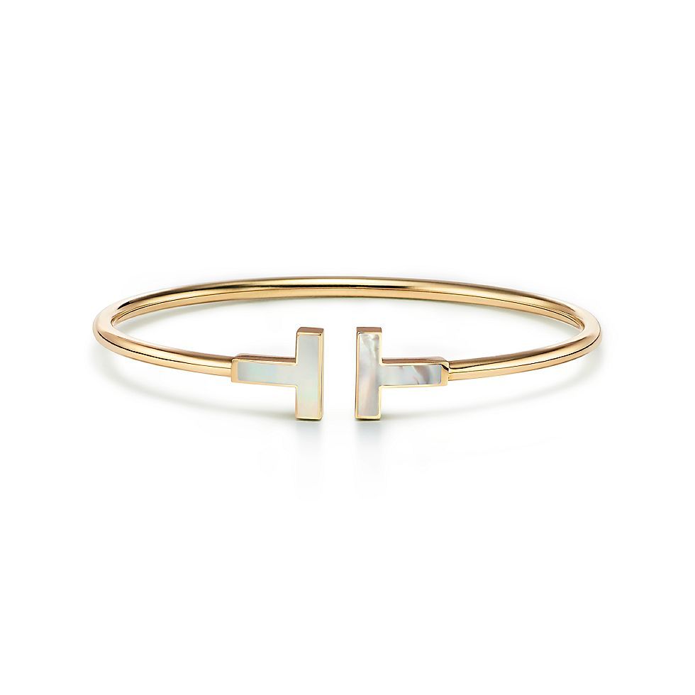 TCO T Bangle - Yellow Gold