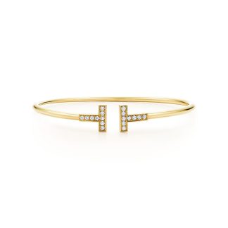 TCO T Diamond Bangle - Yellow Gold